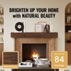 VEVOR Fireplace Mantel, 84" x 8" x 6", 50 lbs Weight Capacity, Natural Wood Mantel for Over Fireplace, Wall Mounted Floating Farmhouse Shelf, Brown - 3 of 4