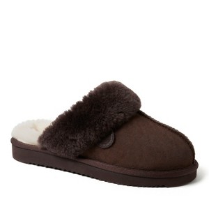 Fireside By Dearfoams Women's Sydney Genuine Shearling Scuff Slipper - 1 of 4
