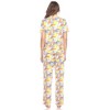Women's Tropical Print Pajama Set - White Mark - 4 of 4