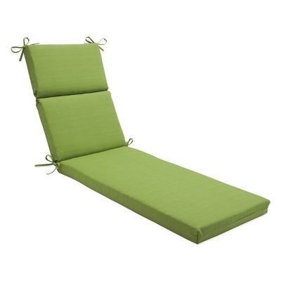 Outdoor Chaise Lounge Cushion - Green Forsyth Solid