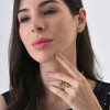 SOHI Women's Gold Sun Finger Ring - 3 of 3