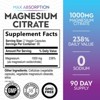 Magnesium Citrate 1000mg Capsules - Extra Strength Magnesium Supplement - 60 Count;120 Count;180 Count;240 Count - 2 of 4