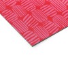 Sewzinski Striped Circle Squares Pink Welcome Mat -Society6 - 3 of 3