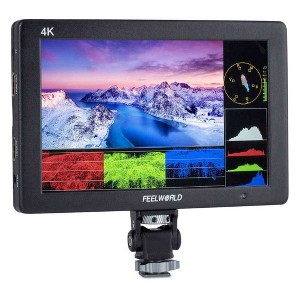 FeelWorld T7 Plus V2 7" IPS On-Camera Monitor with 3D LUT, Waveform & Vectorscope - 1 of 4