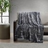Kenneth Cole Reaction Plush Fleece Throw Blanket (Cedar-Charcoal)-50" X 70" - 4 of 4