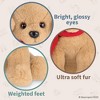 Bearington Mr. Grizwald Golden Retriever Plush, 11 Inch Dog Stuffed Animal Christmas Decoration - 3 of 4