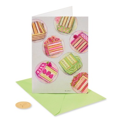 Cake Slices on Plates Card - PAPYRUS