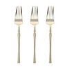 Smarty Had a Party Shiny Gold Moderno Plastic Dinner Forks - 240 pcs - 2 of 4