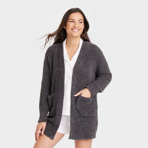 Women's Cozy Feather Yarn Cardigan - Stars Above™ - image 1 of 2