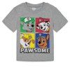 Paw Patrol Chase Marshall Rubble Pullover T-Shirt and Mesh Shorts Outfit Set Toddler to Big Kid - 2 of 4