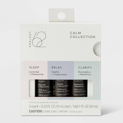 .99 fl oz 3pk Calm Collection Clarify, Relax and Sleep Essential Oils - Project 62™