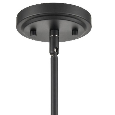 Ashford Rubbed Bronze Glass Mini Pendant Light