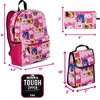 Ladybug Cat Noir Backpack Set with Lunch Bag for Girls, 16 inch, 5 Piece Value Set, Pink - 3 of 4
