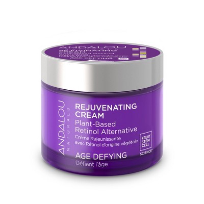 Andalou Naturals Age Defying Rejuvenating Plant Based Retinol Alternative Face Cream - 1oz
