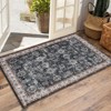 Washable Vintage Rug Non Slip Low Pile Rug Soft Retro Throw Floor Cover Foldable Indoor Carpet for Living Room Bedroom Playroom Nursery - 2 of 4