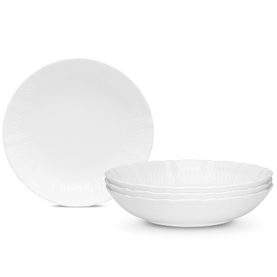 Noritake Cher Blanc Bowl, Set of 4, Soup, 8 1/4", 27 oz.