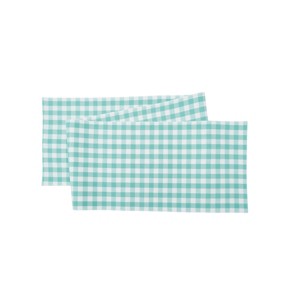 C&F Home 13" x 72" Ashford Aqua Table Runner - 1 of 3