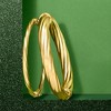 Ross-Simons Italian 18kt Gold Over Sterling Wide Twisted Bangle Bracelet - 4 of 4