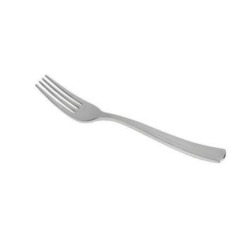 Smarty Had A Party Shiny Metallic Silver Plastic Forks (600 Forks)