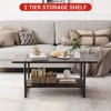 Coffee Table for Living Room Farmhouse Center Table for Livining Room with 2 Tiers 41 Inch - 4 of 4