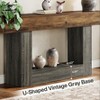 Dexmalle 63" Farmhouse Narrow Console Table with Open Storage - 4 of 4