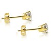 Pompeii3 .25CT Diamond Studs 14K Yellow Gold - image 2 of 4