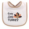 Hudson Baby Infant Boy Cotton Terry Drooler Bibs with Fiber Filling 12pk, Holiday Boy Bow Tie, One Size - 4 of 4