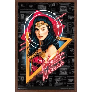 Trends International DC Comics Movie - Wonder Woman 1984 - Wonder Woman Framed Wall Poster Prints - 1 of 4