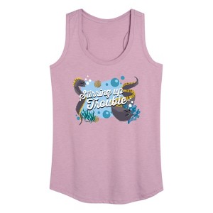 Women's - Disney - Stirring Up Trouble Graphic Racerback Tank - 1 of 4