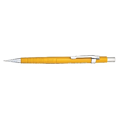 Pentel Sharp Mechanical Drafting #2 Pencil, 0.9 mm, Yellow Barrel