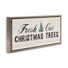 Stupell Industries Fresh Cut Christmas Trees Vintage Floating Frame Canvas Art - 2 of 4