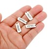 Unique Bargains Metal Bulk Elegant DIY Crafts Jewelry Making Word Pendant 30 Pcs - 4 of 4
