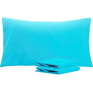 Brushed Microfiber Pillowcases, Super Soft Pillowcases with Envelope Closure - NTBAY - 1 of 4