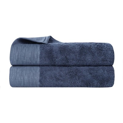 Rayon From Bamboo Cotton Blend Eco-Friendly Hypoallergenic Solid Bathroom Towel Set by Blue Nile Mills