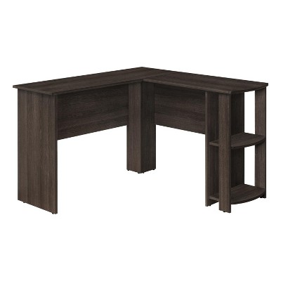 Monarch Specialties Computer Desk Home Office Corner Storage Shelves 48InchL L Shape Work Laptop Laminate Brown Contemporary Modern