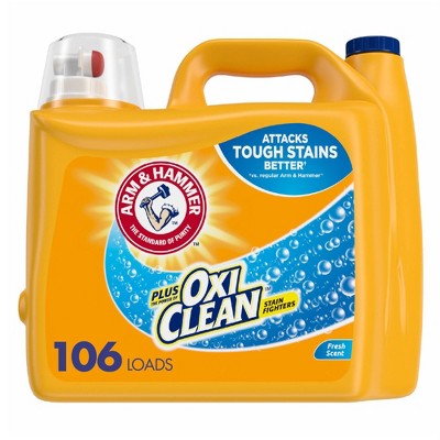 Arm & Hammer Plus OxiClean Fresh Scent Liquid Laundry Detergent - 185.5 fl oz