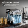 ZAFRO Ice Makers Countertop with Handle,26.5Lbs/24H,9 Cubes in 6 Mins,2 Sizes of Bullet Ice,Portable Machine with SelfCleaning,(Black) - 4 of 4