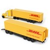 Siku 1/87 DHL Freightliner Road Train Tractor Trailer Siku-1806 - 4 of 4