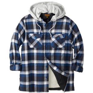 Boulder Creek by KingSize Removable Hooded Shirt Jacket - 1 of 3