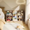 4 Tier Kids Bookshelf, Kids Book Shelf for Kids Rooms, Wood Children Bookcase,Baby Storage Book Rack,Toddler Bookshelf - 4 of 4