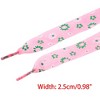 INSPIRE CHIC Flower Prints Flat Chiffon Colorful Shoe Laces 1 Pair - 2 of 4