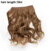 Unique Bargains Women's Big Wavy Hair Extensions High Temperature Fiber Mixed Light Brown 1 Pc - 3 of 3