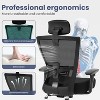 NicBex 500lbs Tall Back 360°Swivel Office Chair with Adjustable Armrest,Headrest&Seat Height,Set of 1,Chic Boss Chair Computer Chair for Home,Office - 4 of 4
