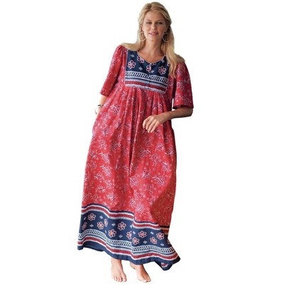 classic red print