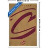 Trends International NBA Cleveland Cavaliers - Logo 25 Framed Wall Poster Prints - 3 of 4