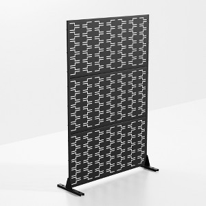 Dovelina Metal Outdoor Privacy Screen Freestanding Garden Privacy Screen - 1 of 4