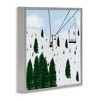 Stupell Industries Ski Lift Mountain Landscape, 17" x 17" - 3 of 4