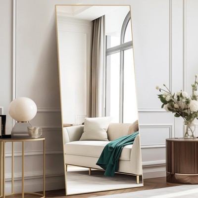 DOMETOUR 71"x26" Full Length Mirror Full Body Floor Mirror Standing Hanging or Leaning Wall, Wall Mirror