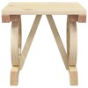 vidaXL Patio Footstool 15.7"x14.4"x15.2" Solid Wood Fir - 4 of 4