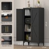 CAVINAS Storage Cabinet,Kitchen Pantry Cabinet with 2 Magnetic Doors,Adjustable Shelves,Tall Cabinet for Kitchen,Living Room,Dining Room - 3 of 4